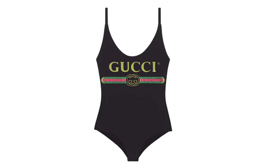 Gucci Sparkling Gucci Logo One-
piece Swimsuit